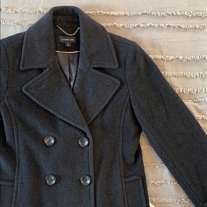 Lands’ End Peacoat | Gray